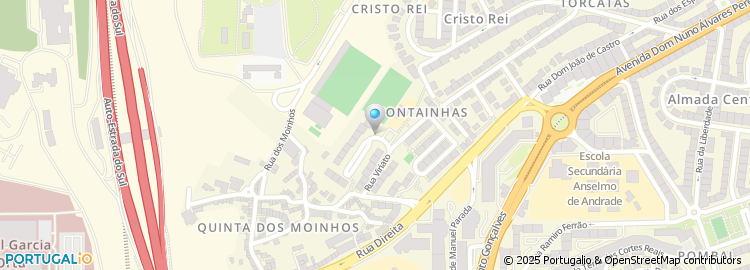 Mapa de Inst. de Cardiologia Preventiva de Almada