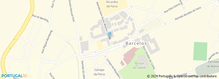 Mapa de Inst. de Lingua Inglesa de Barcelos, Lda