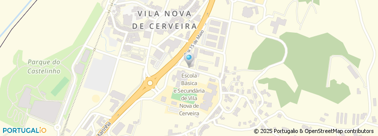 Mapa de Instituto da Segurança Social, Serviço de Atendimento de Vila Nova de Cerveira