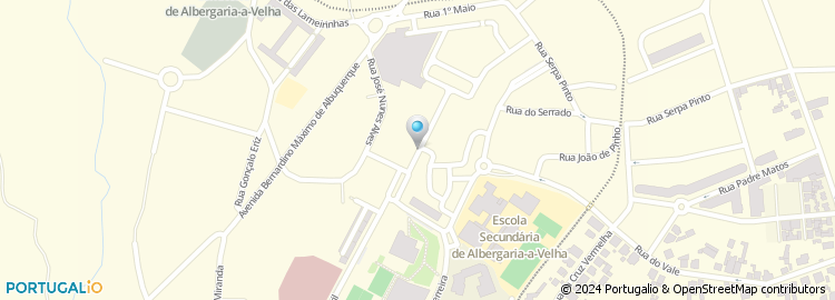 Mapa de Instituto da Segurança Social, Serviço Local de Atendimento de Albergaria-a-Velha