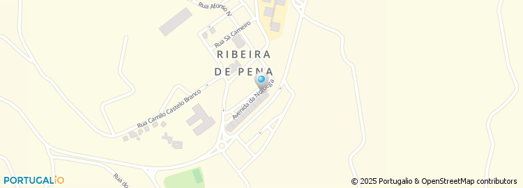 Mapa de Instituto da Segurança Social, Serviço Local de Atendimento de Ribeira da Pena