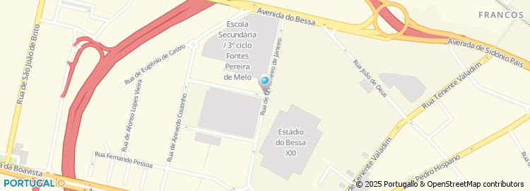 Mapa de Instituto de Desporto de Portugal - Centro de Medicina Desportiva do Porto