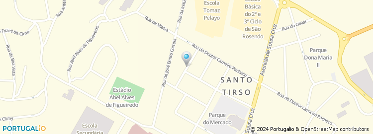 Mapa de Instituto de Reinserção Social - Equipa de Santo Tirso