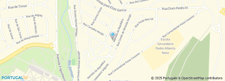 Mapa de Instituto de Segurança Social, Serviço Local de Atendimento de Queluz