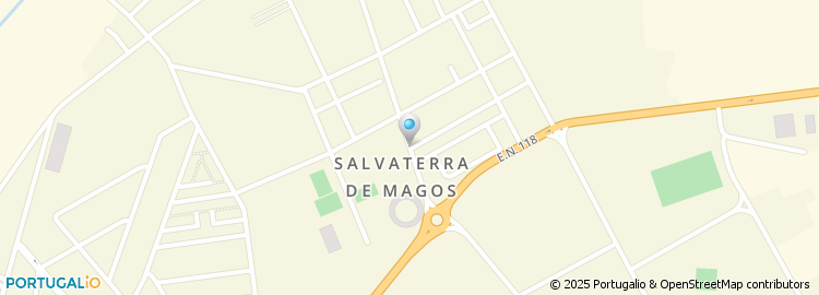 Mapa de Instituto de Segurança Social, Serviço Local de Atendimento de Salvaterra de Magos