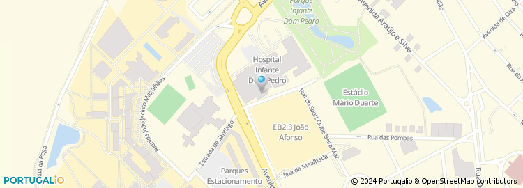 Mapa de Instituto Nacional de Medicina Legal e Ciências Forense, Aveiro