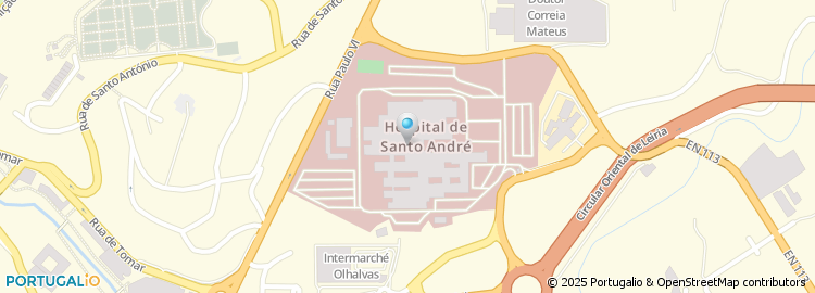 Mapa de Instituto Nacional de Medicina Legal e Ciências Forenses, Leiria