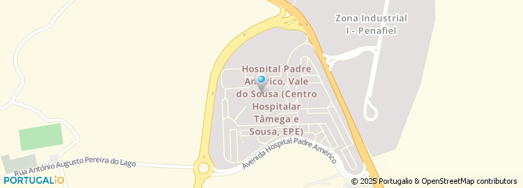 Mapa de Instituto Nacional de Medicina Legal e Ciências Forenses, Penafiel