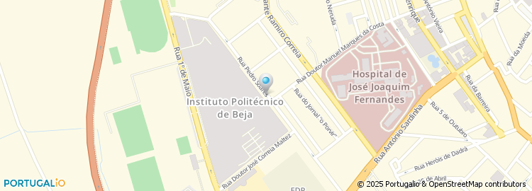 Mapa de Instituto Politecnico de Beja