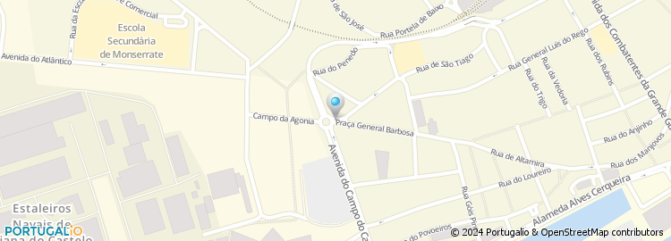 Mapa de Instituto Politecnico de Viana do Castelo