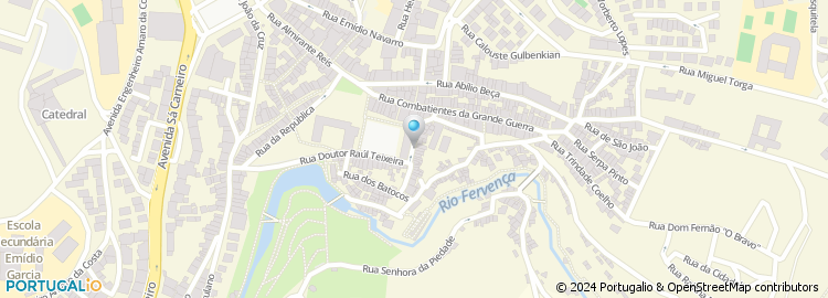 Mapa de Instituto Português do Desporto e Juventude, Bragança