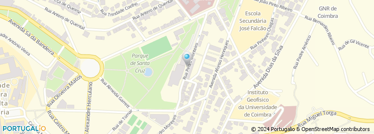Mapa de Instituto Português do Desporto e Juventude, Coimbra