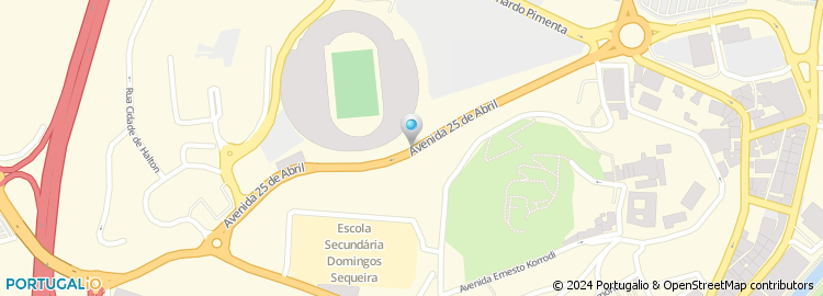 Mapa de Instituto Português do Desporto e Juventude, Leiria