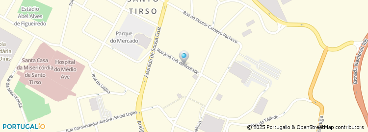 Mapa de Instituto Santo Tirso, Coop. de Ensino Polivalente, C.R.L