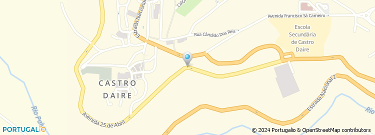 Mapa de Intermarché Super, Castro Daire