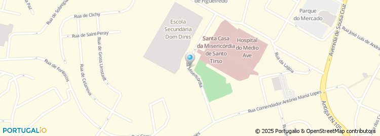 Mapa de Irmandade e Santa Casa da Misericordia de Santo Tirso