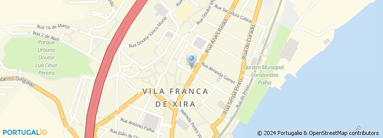 Mapa de Irx - Instituto de Radiologia de Vila Franca de Xira, Lda