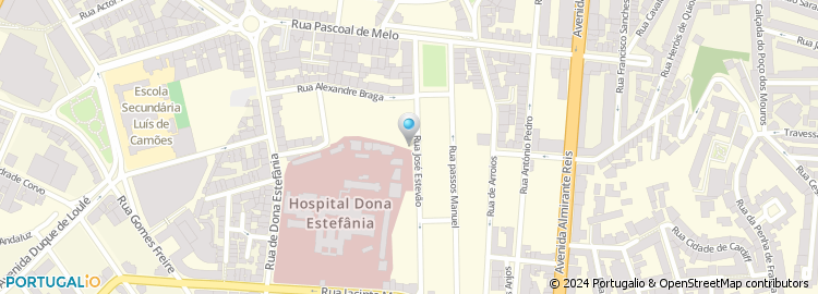 Mapa de Ivone Fernandes - Serviços Médicos, Lda
