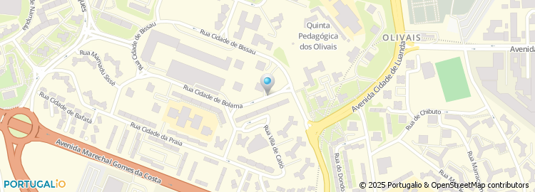 Mapa de Izibuild, Olivais Shopping