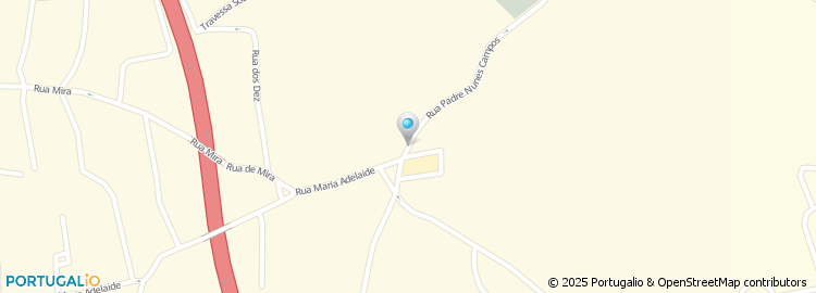 Mapa de J Augusto Dias Oliveira, Unip., Lda