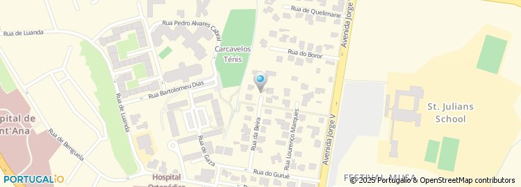 Mapa de J P Amaral - Consultores, Lda