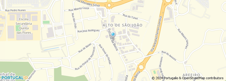 Mapa de J S Carvalho, Lda