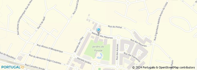 Mapa de Jardim da Parede - Soc. Hoteleira, Lda