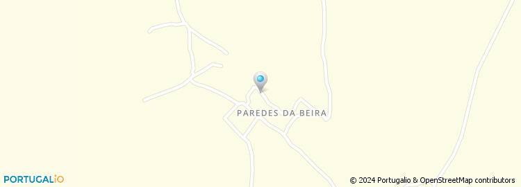 Mapa de Jardim de Infância de Paredes da Beira, São João da Pesqueira