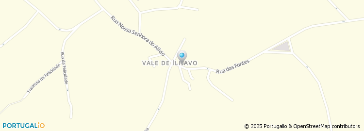 Mapa de Jardim de Infancia de Vale de ilhavo