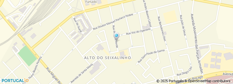 Mapa de Jardim de Infancia nº 7 Alto do Seixalinho