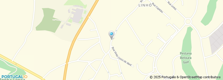 Mapa de Jardim de Infancia Oficial de Linho