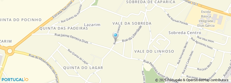 Mapa de Jardins da Caparica - Centro de Jardinagem, Lda
