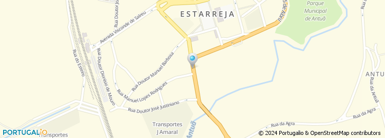 Mapa de Jeronimo Pereira & Almeida Transportes, Lda