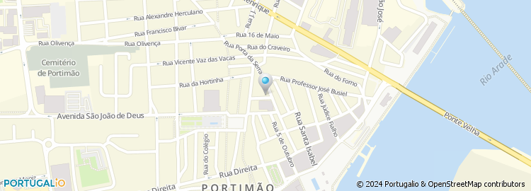 Mapa de Jeronimo Silva - Auto Taxis, Lda