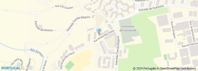 Mapa de Jessielen de Oliveira - Cabeleireiro e Instituto de Beleza, Unipessoal Lda