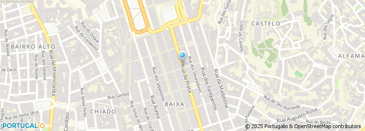 Mapa de Joalharia David, Lda
