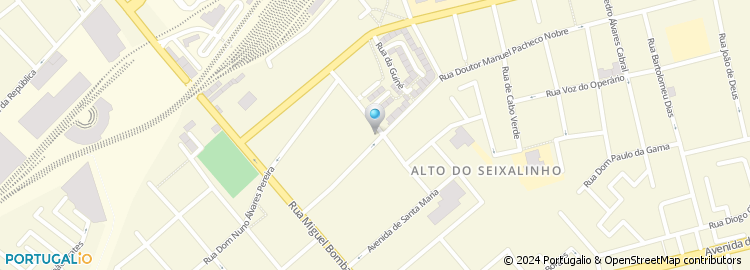 Mapa de João Nobre Ribeiro - Papelarias, Unipessoal Lda