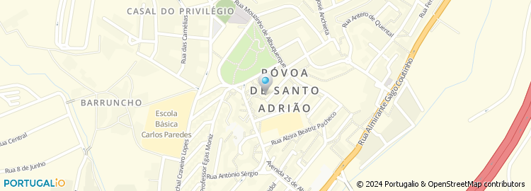 Mapa de João Santos - Armazenista, Imp. de Ourivesaria, Lda