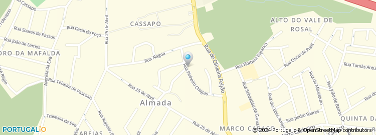Mapa de Joaquim Oliveira & Pina Lda