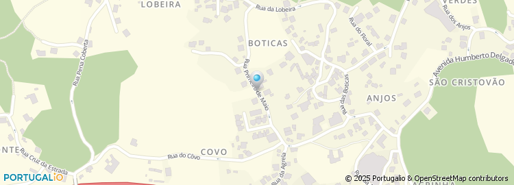 Mapa de Joaquim Sampaio Oliveira