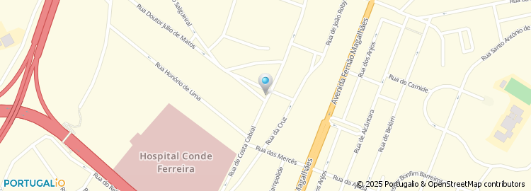 Mapa de Jorge Alves Pacheco, Unipessoal Lda