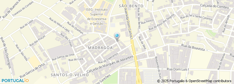 Mapa de Jorge & Elisa Cabeleireiros, Lda
