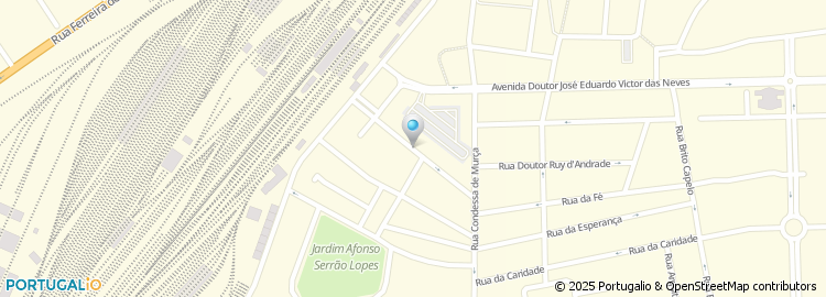 Mapa de Jorge M Gameiro Rodrigues