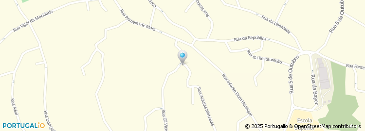 Mapa de Jorge Miguel Oliveira, Unipessoal Lda
