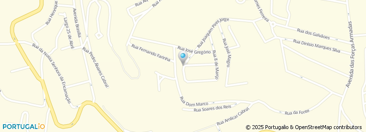 Mapa de Jose A Domingues Pereira