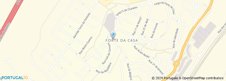 Mapa de Jose Carrilho, Lda