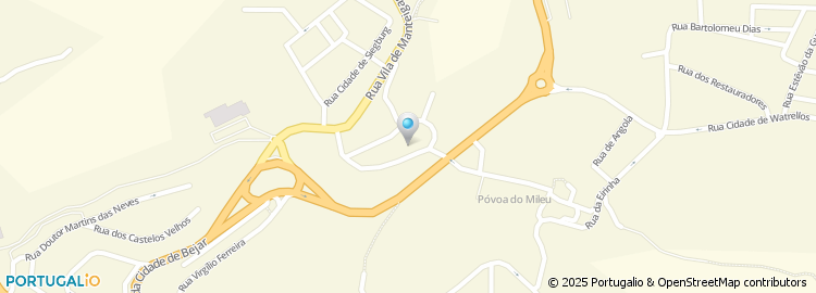 Mapa de José Costa Hilário - Transportes, Unipessoal Lda