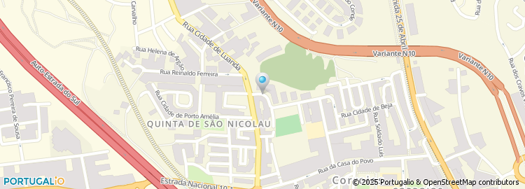 Mapa de Jose F Silva Santos