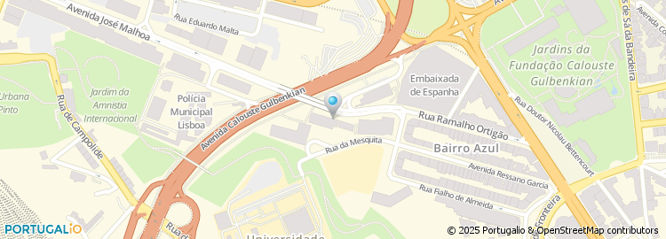 Mapa de Jose Galvão Teles,engenheiros Lda