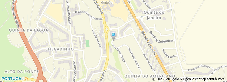 Mapa de Jose Lopes Nobre Rodrigues